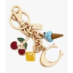 Coach Multi Charm Key Chain